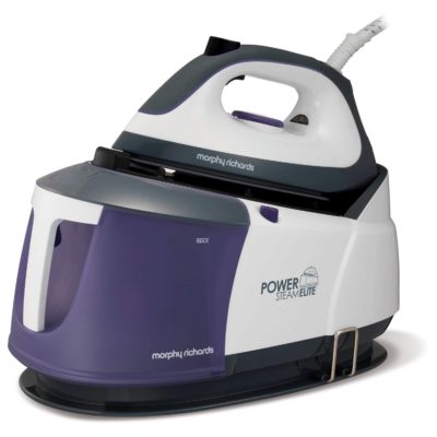 Morphy Richards 332008 Power Steam Elite Steam Generator  in White & Purple